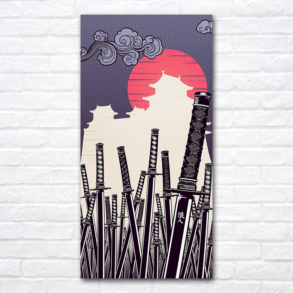 Japanese Katana Canvas Paintin - Japanese Lifestyle Home reseña y precio