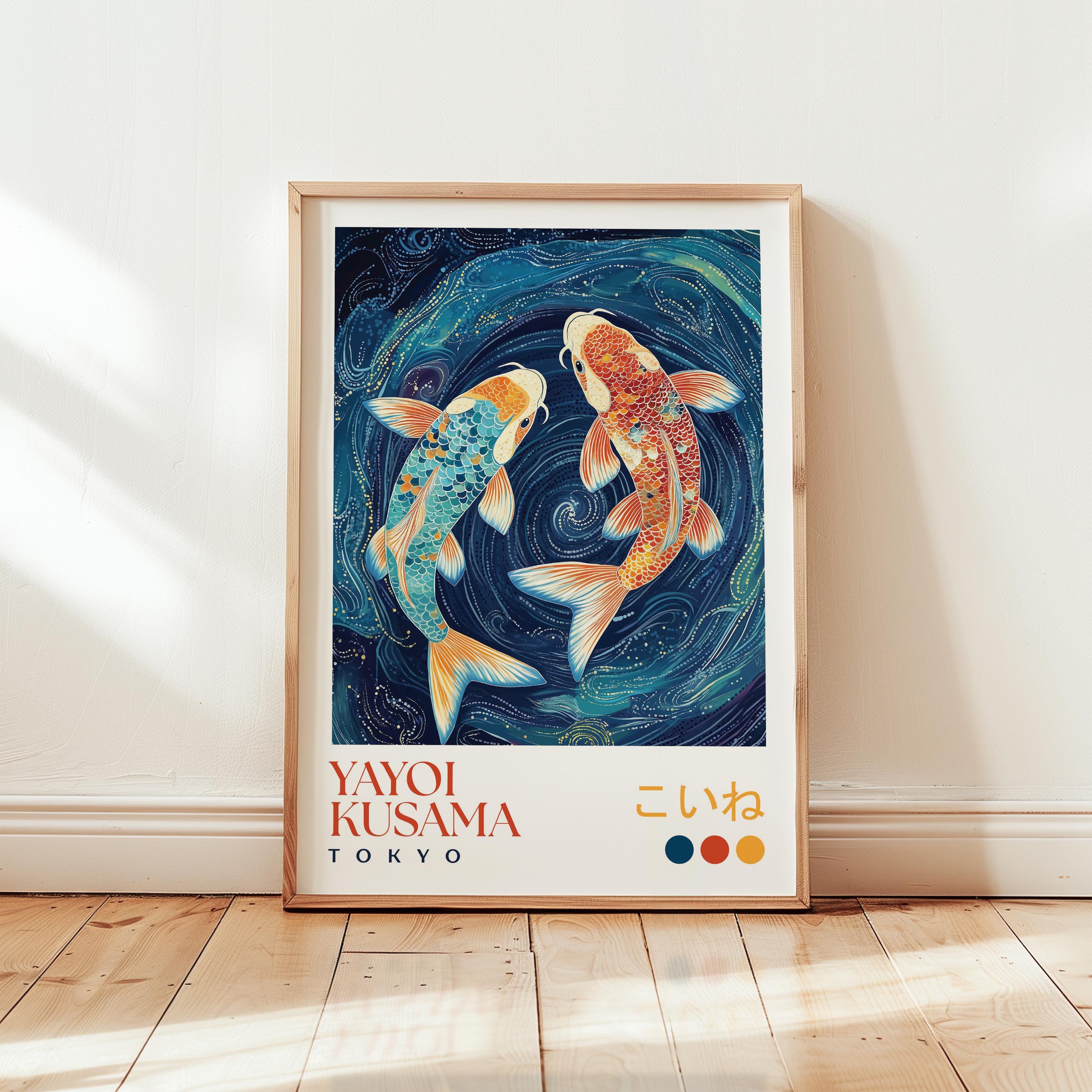 Japanese Red Koi Fish Canvas P - Japanese Lifestyle Home reseña y precio