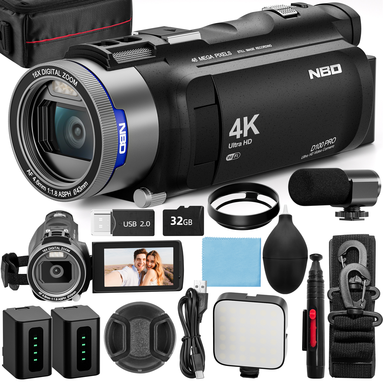 NBD 4K HD&48MP Camcorder Video - Japanese Lifestyle Home reseña y precio