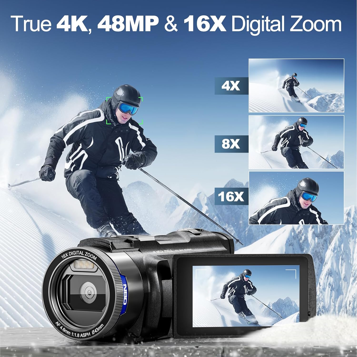 NBD 4K HD&48MP Camcorder Video - Japanese Lifestyle Home reseña y precio
